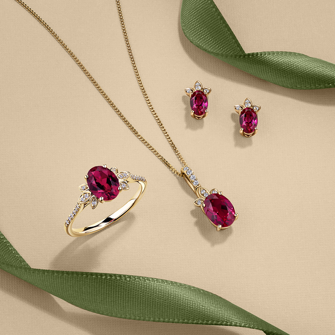 Created Ruby & Diamond Set
