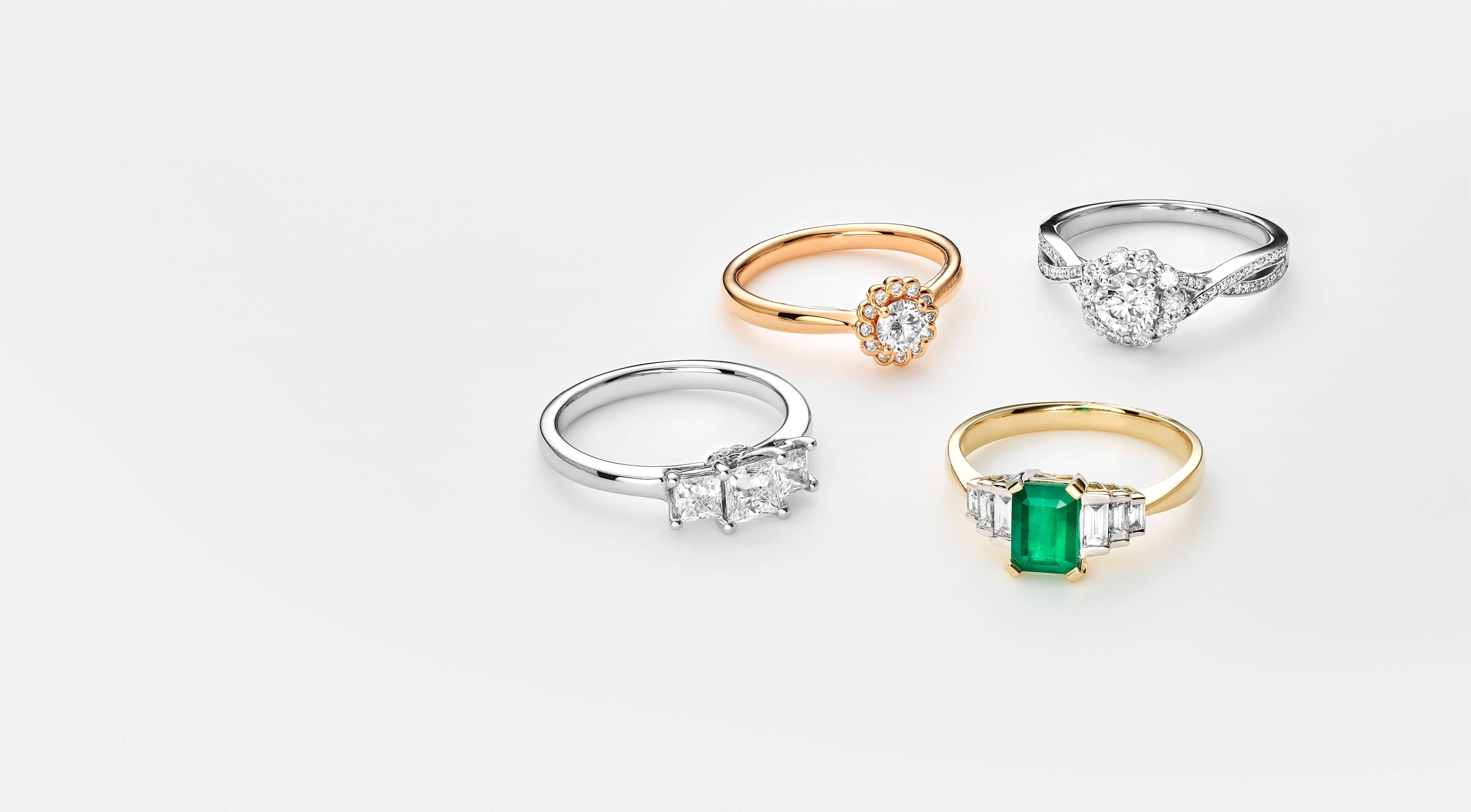 Emerald Cut Engagement Rings