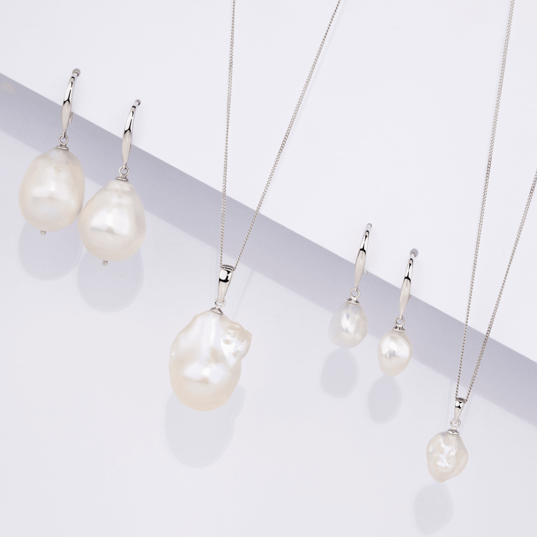 Baroque Pearls in Sterling Silver - Wallace Bishop