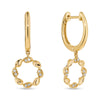 0.06ct TW Diamond Twist Earrings in 9ct Yellow Gold - Wallace Bishop