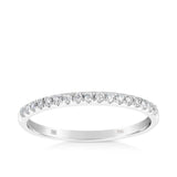 0.15ct TW Diamond Wedding & Anniversary Band in 18ct White Gold