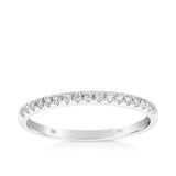 0.15ct TW Diamond Wedding & Anniversary Band in 18ct White Gold