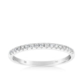 0.15ct TW Diamond Wedding & Anniversary Band in 18ct White Gold - Wallace Bishop