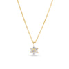 0.16ct TW Diamond Petite Flower Necklace in 9ct Yellow Gold