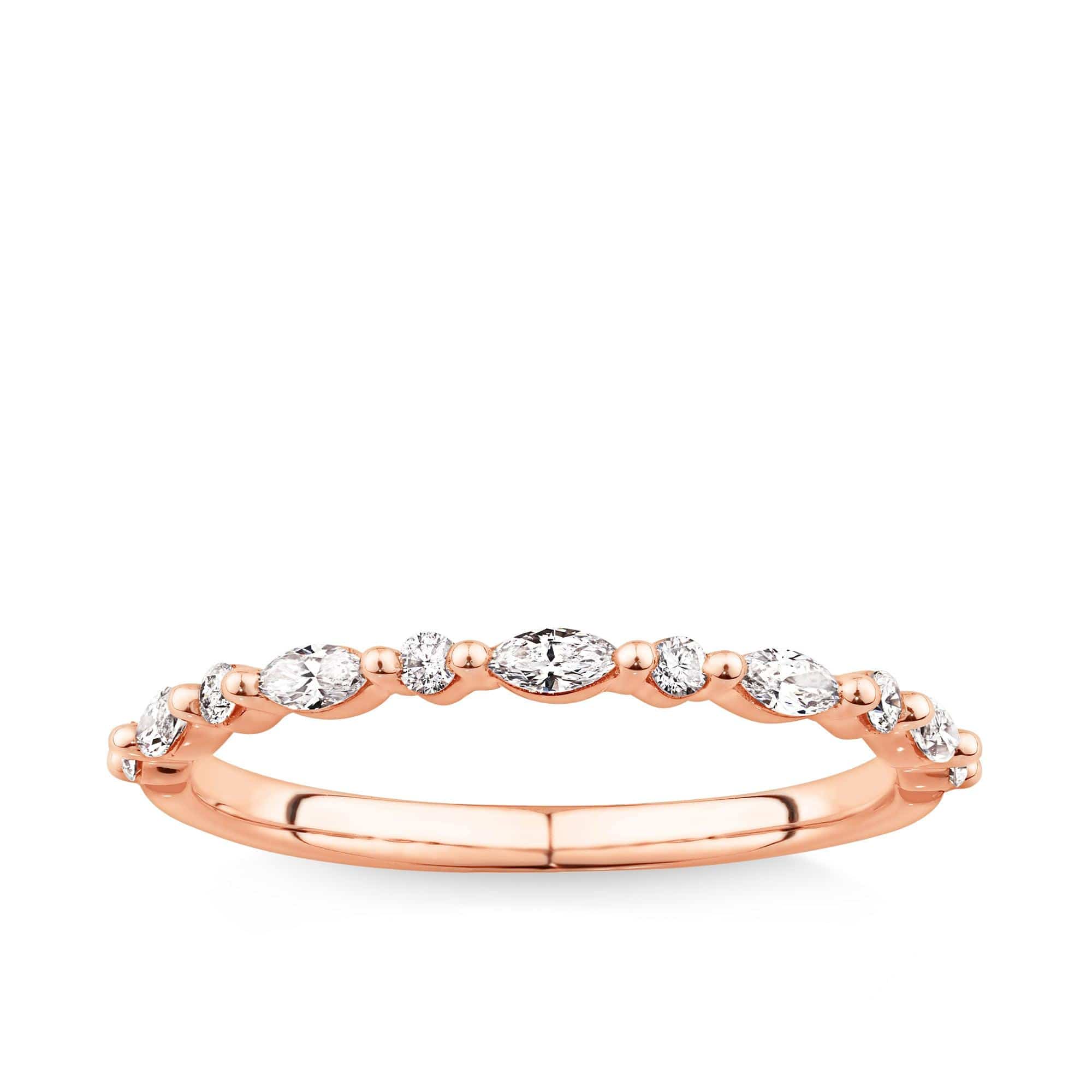 0.25ct TW Diamond Band in 9ct Rose Gold