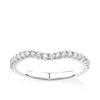 0.25ct TW Diamond Contour Band in 9ct White Gold