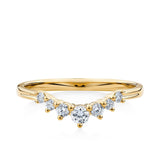 0.25ct TW Diamond Dress Wedding Ring 9ct Yellow Gold