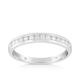 0.25ct TW Diamond Wedding & Anniversary Band in 18ct White Gold