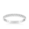 0.33ct TW Diamond Wedding Band in 18ct White Gold