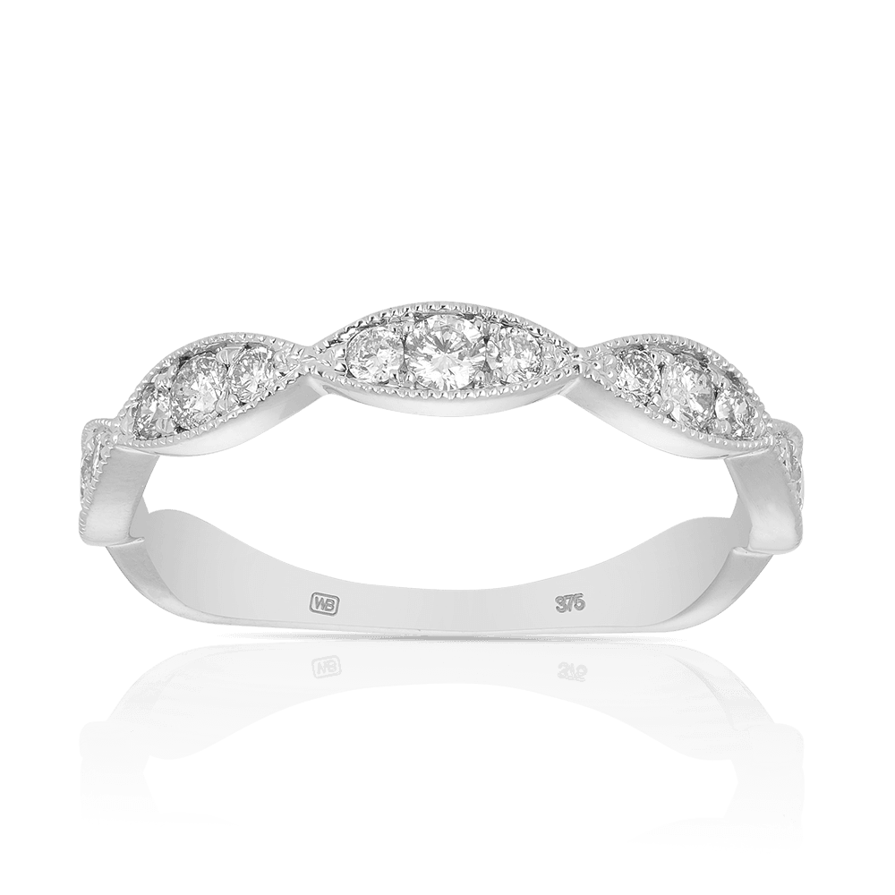 0 36ct TW Diamond Wedding Anniversary Band In 9ct White Gold 0-36ct-tw-diamond-wedding-anniversary-band-in-9ct-white-gold