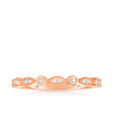 0.50ct TW Diamond Halo Engagement & Bridal Set Rings in 9ct Rose Gold