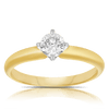 0.50ct TW Diamond Solitaire in 9ct Yellow Gold