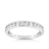 0.50ct TW Diamond Wedding & Anniversary Band in 9ct White Gold