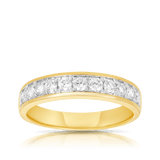 0.50ct TW Diamond Wedding & Anniversary Band in 9ct Yellow Gold