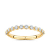 0.50ct TW Round Diamond Band in 18ct Yellow Gold Ring