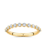 0.50ct TW Round Diamond Band in 18ct Yellow Gold Ring