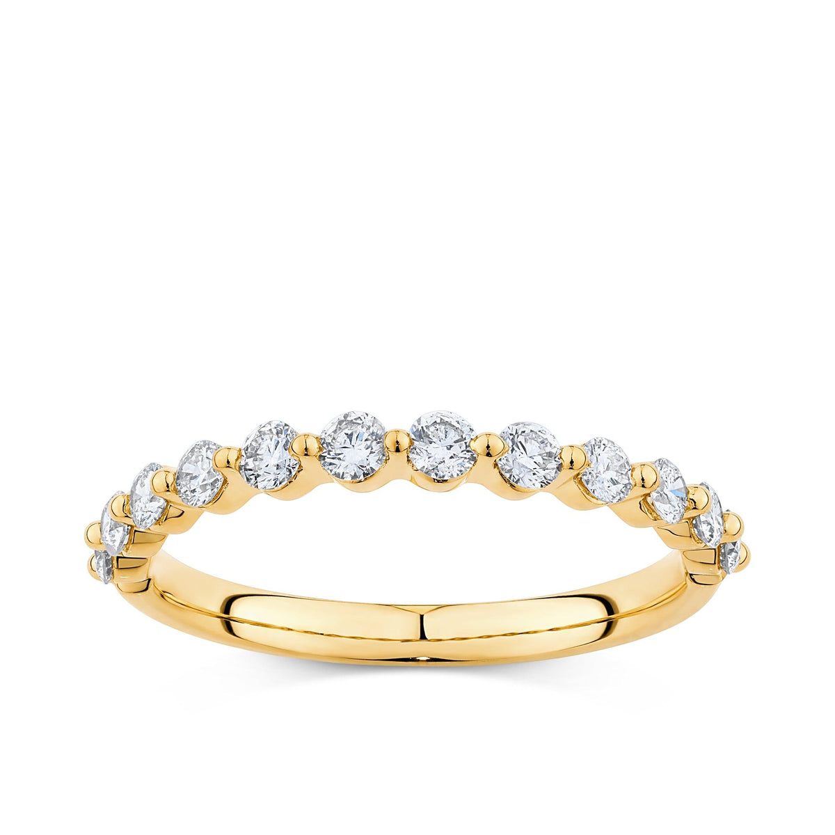 0.50ct TW Diamond Wedding Ring in 18ct Yellow Gold Ring Diamond - Wallace Bishop
