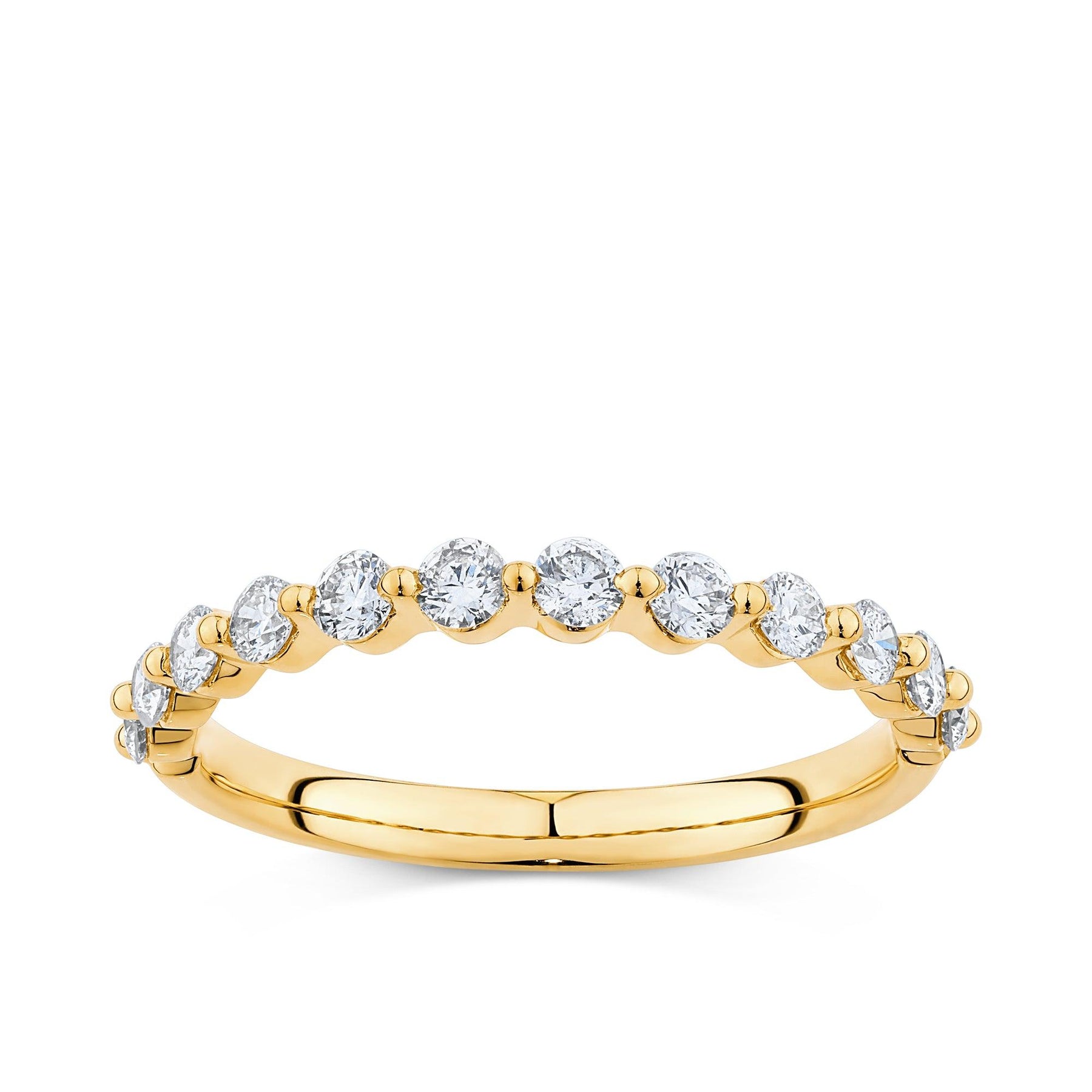 0.50ct TW Diamond Wedding Ring in 18ct Yellow Gold Ring Diamond - Wallace Bishop