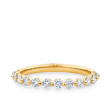 0.50ct TW Round Diamond Band in 18ct Yellow Gold Ring Diamond