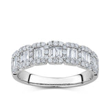 0.75ct TW Diamond Dress Ring in 9ct White Gold