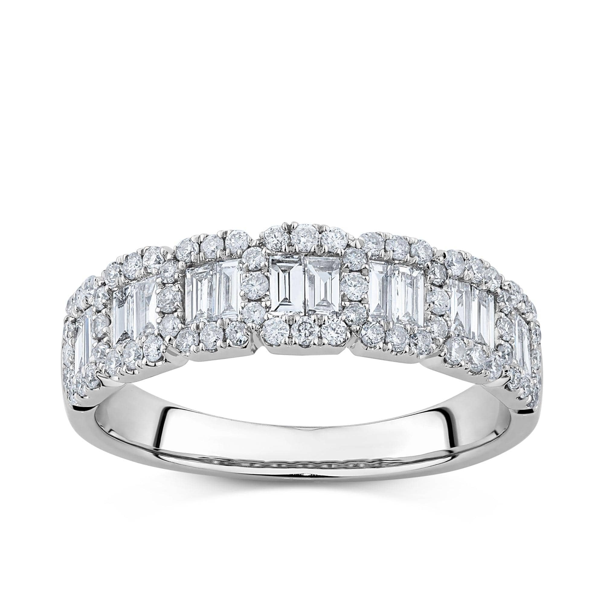 0.75ct TW Diamond Dress Ring in 9ct White Gold