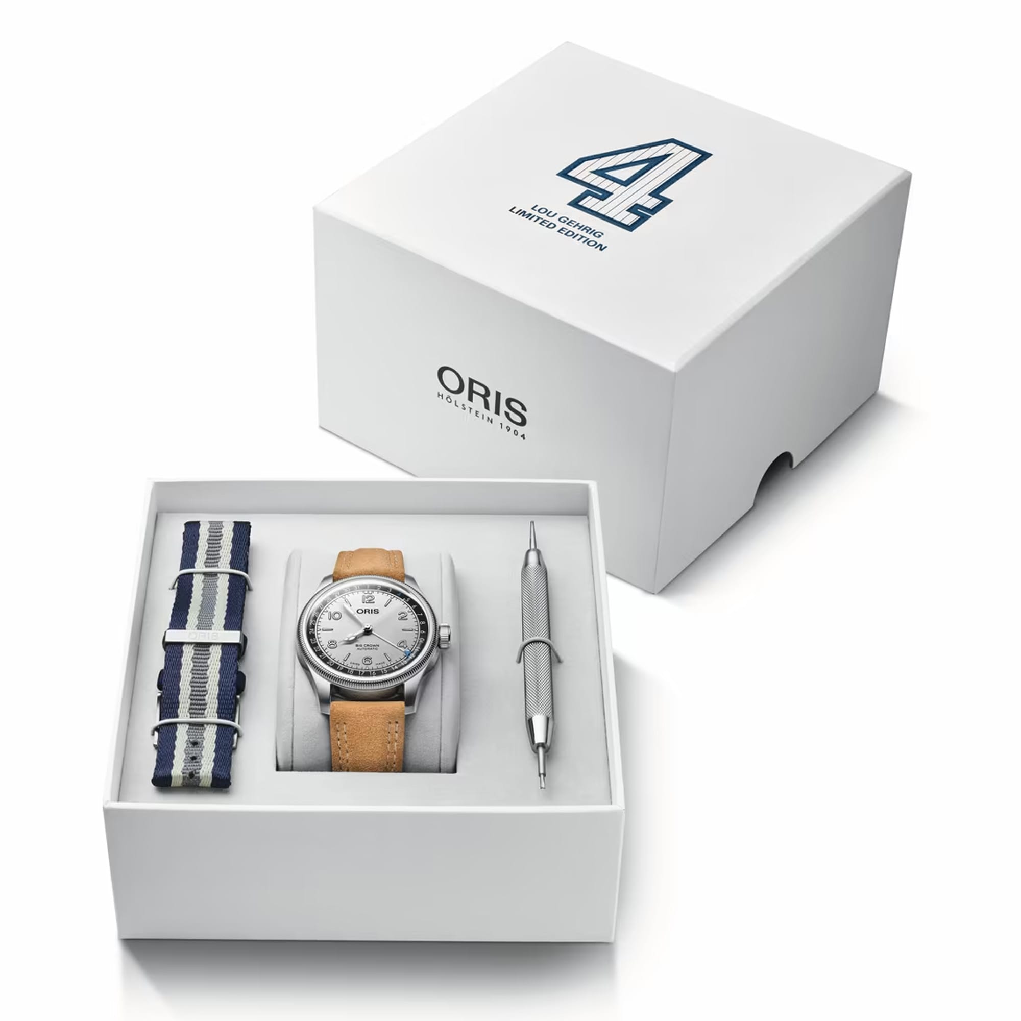 Oris Big Crown Lou Gehrig Automatic Men's Watch 754 7785 4091SET