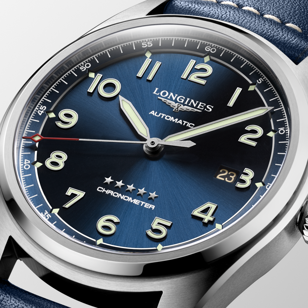 Longines Sport Men's 42mm Stainless Steel Chronometer Watch L3.811.4.93.0