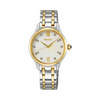 Seiko Caprice Women's 29.5mm Stainless Steel & Yellow IP Quartz Watch SRZ540P