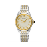 Seiko Caprice Women's 28.70mm Stainless Steel & Yellow IP Quartz Watch