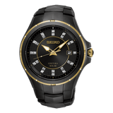Seiko Coutura Men's 42.50mm Black PVD Solar Watch SNE506P-9