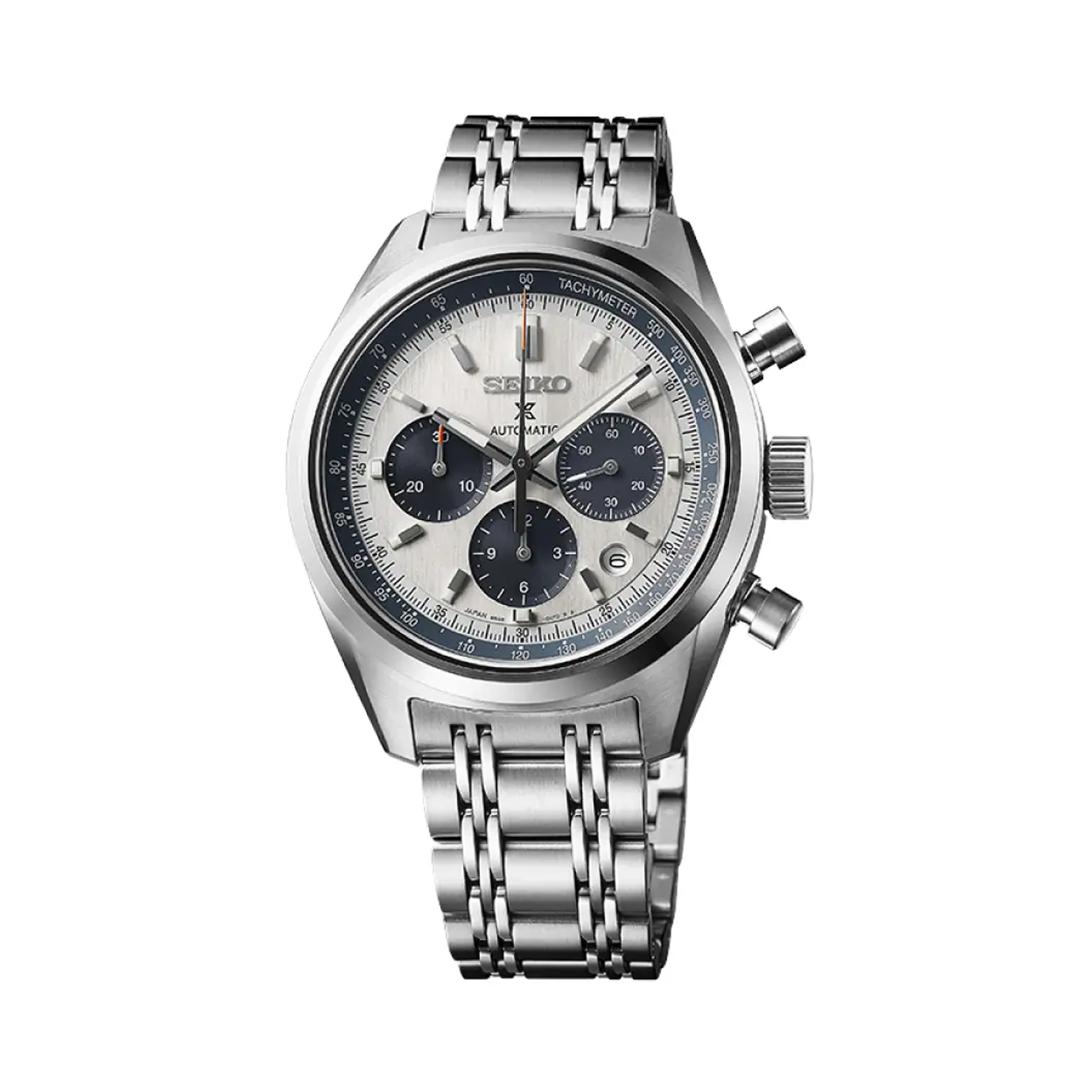 Seiko Prospex Speedtime Men s 42mm Stainless Steel Automatic Chronograph Watch