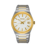Seiko Conceptual & Regular Men's 38.90mm Stainless Steel & Yellow IP Quartz Watch
