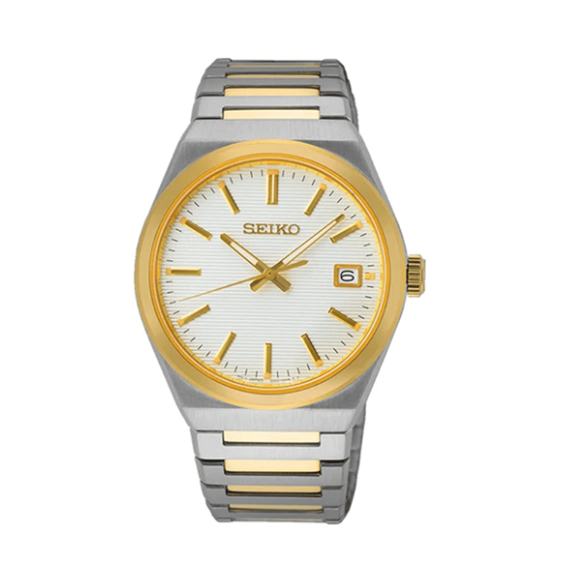 Seiko Conceptual & Regular Men's 38.90mm Stainless Steel & Yellow IP Quartz Watch