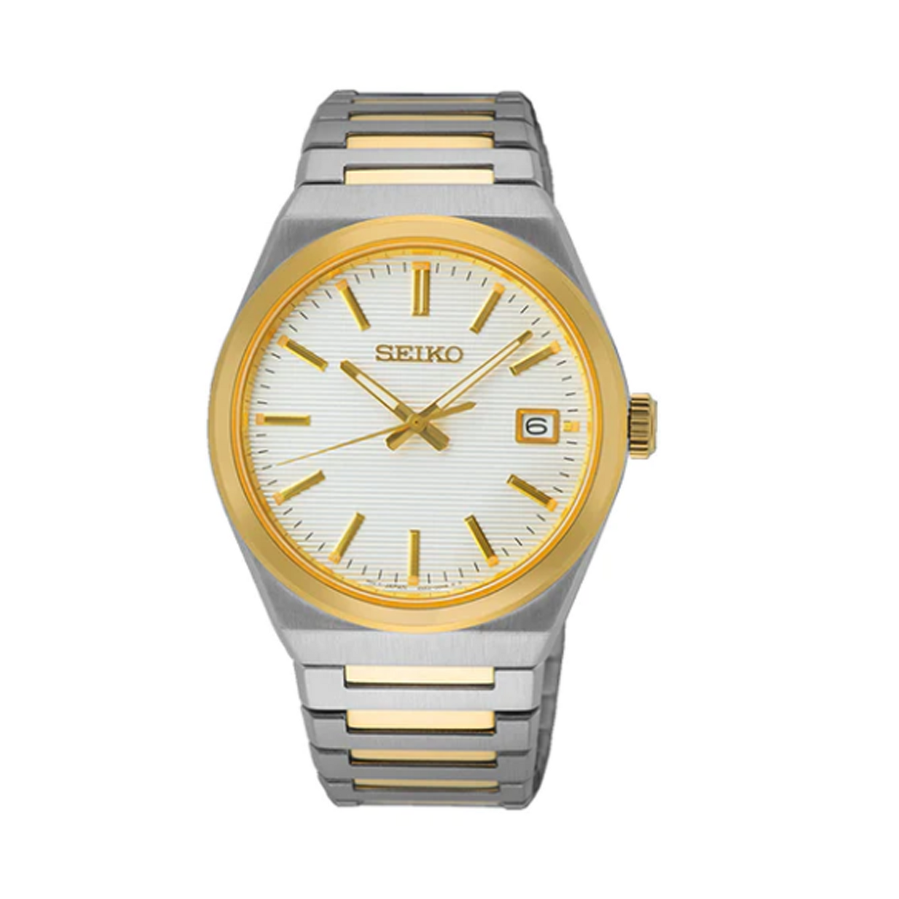 Seiko Conceptual & Regular Men's 38.90mm Stainless Steel & Yellow IP Quartz Watch