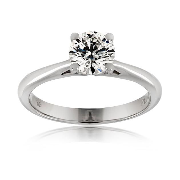 1.00ct Solitaire Diamond Engagement Ring in Platinum - Wallace Bishop