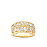 1.00ct TW Fancy Cut Diamond Dress Ring in 9ct Yellow Gold