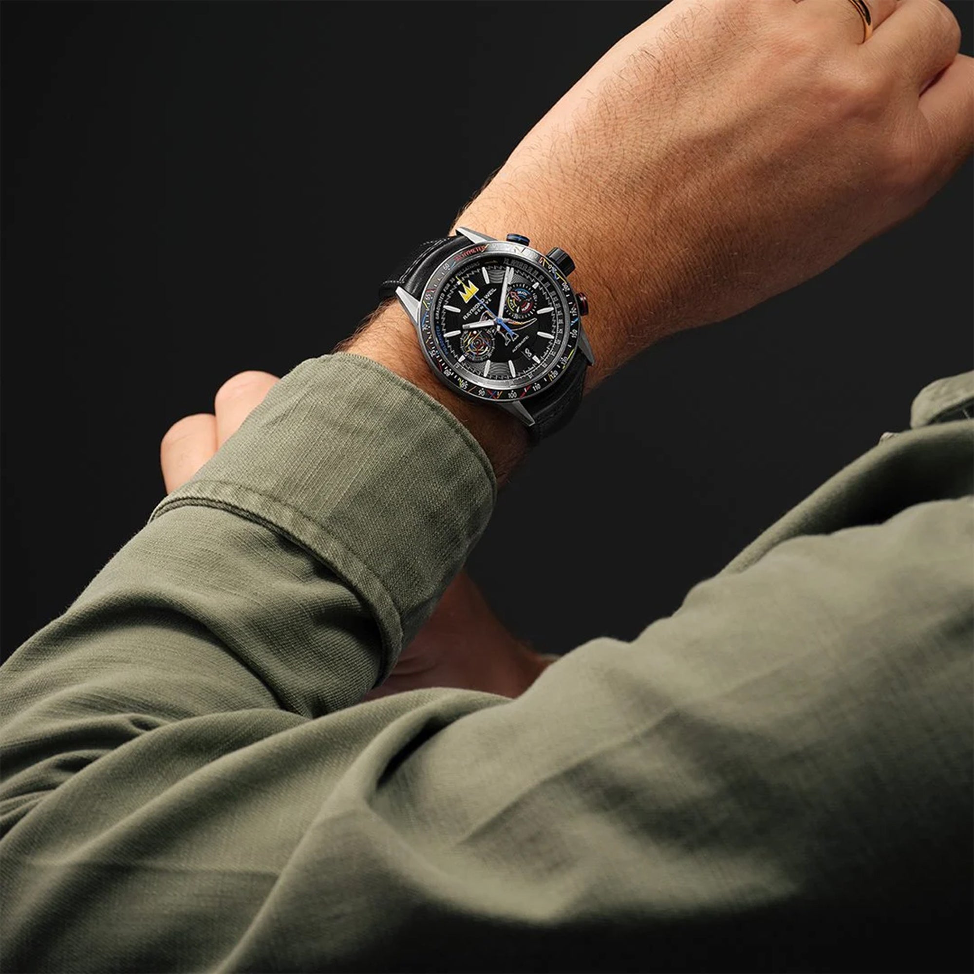 Raymond Weil Freelancer Men’s Automatic Chronograph Watch 7780-TIC-JMB01