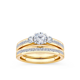 1.00ct TW Diamond Ring in 9ct White Gold