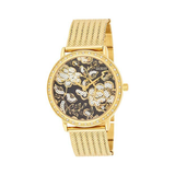 Guess Women's Stainless Steel & Yellow IP Quartz Watch W0822L2