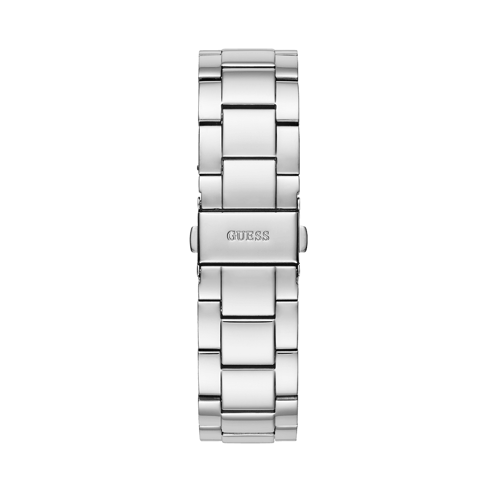 Guess Women's Stainless Steel Quartz Fashion Watch Pave Dial