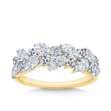 1.32ct TW Diamond Cluster Dress Ring in 9ct Yellow Gold