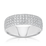 1.00ct TW Diamond Pavè Dress Ring in 18ct White Gold