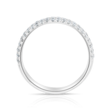 Diamond Dress Ring in 18ct White Gold TGW 1.01ct