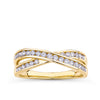 0.50ct TDW Diamond Weave Ring in 9ct Yellow Gold