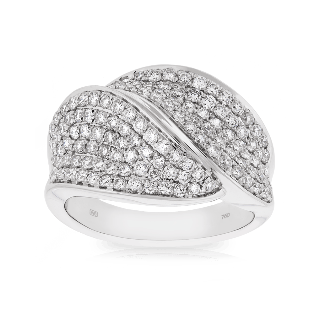 1.50ct Diamond Dress Ring in 18ct White Gold