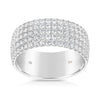 1.50ct TW Diamond Micro Pavè Ring in 9ct White Gold