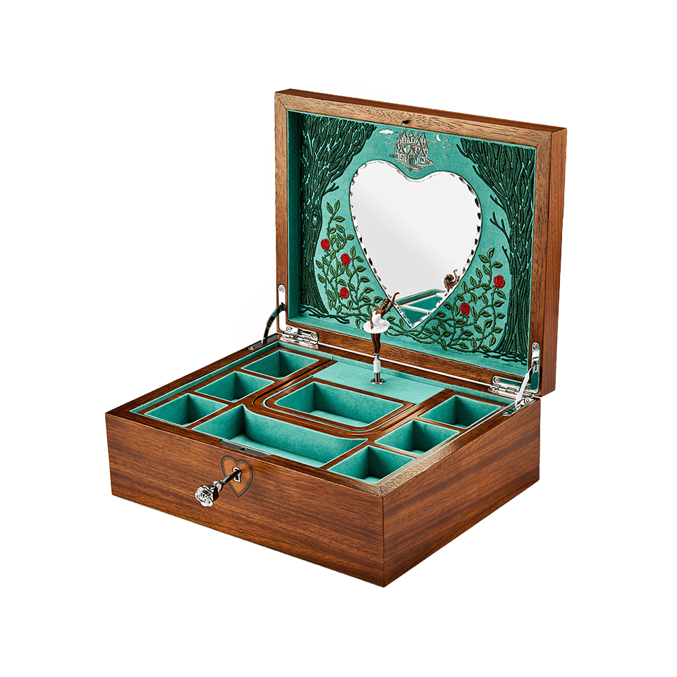 Wolf Sleeping Beauty Jewellery Box