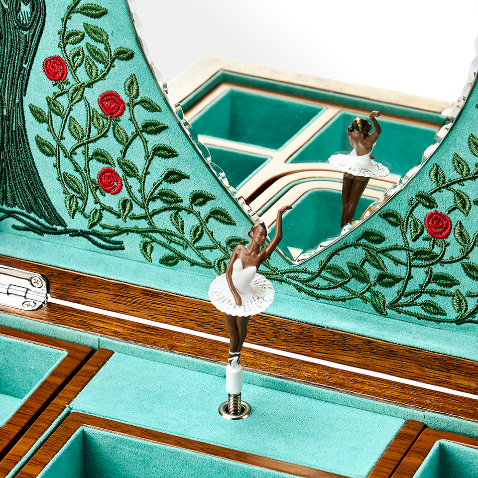 Wolf Sleeping Beauty Jewellery Box