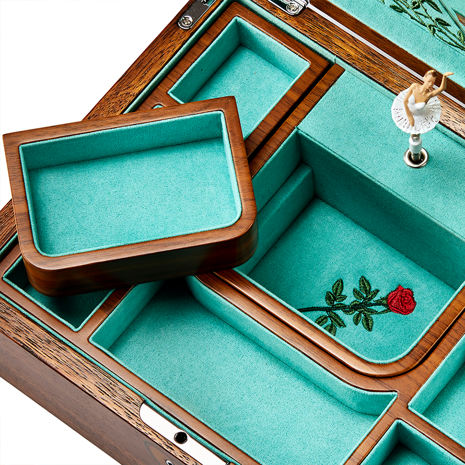 Wolf Sleeping Beauty Jewellery Box