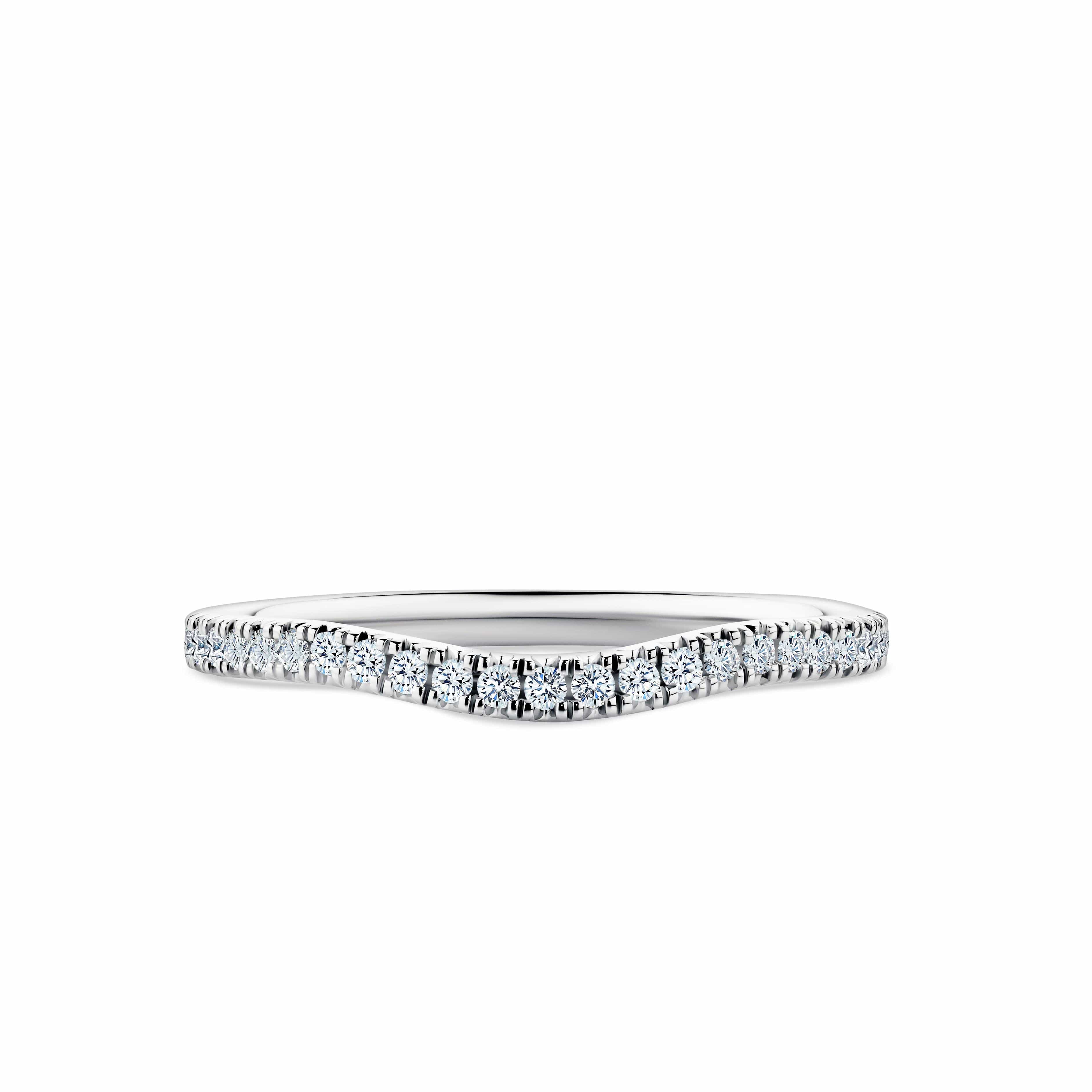 1917™ 0.21ct TW Diamond Pave Wedding Band in 18ct White Gold